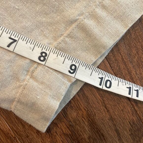 J.Jill taupe linen pull on short side xs - Picture 3 of 8